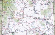 Wyoming Road Map - Printable Road Map Of Wyoming
