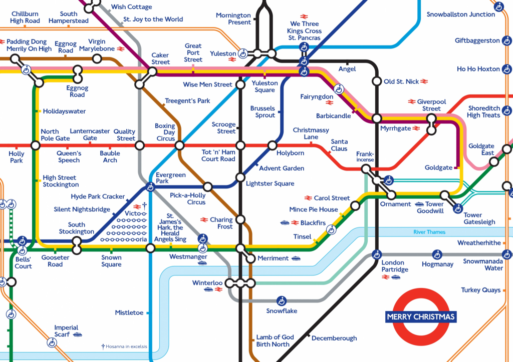 Xmas 20Map Random 2 London Underground Map Printable Throughout - London Metro Map Printable