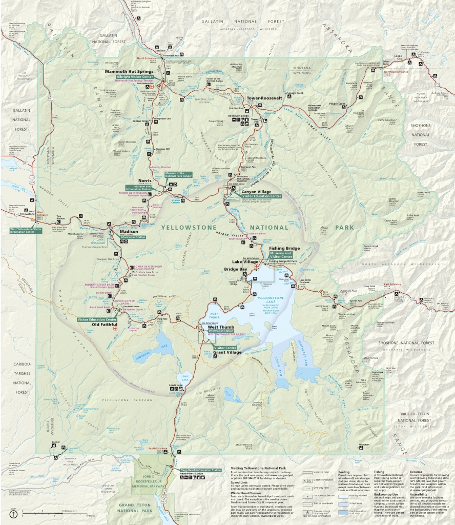 Yellowstone Maps | Npmaps - Just Free Maps, Period. - Free Printable Map Of Yellowstone National Park