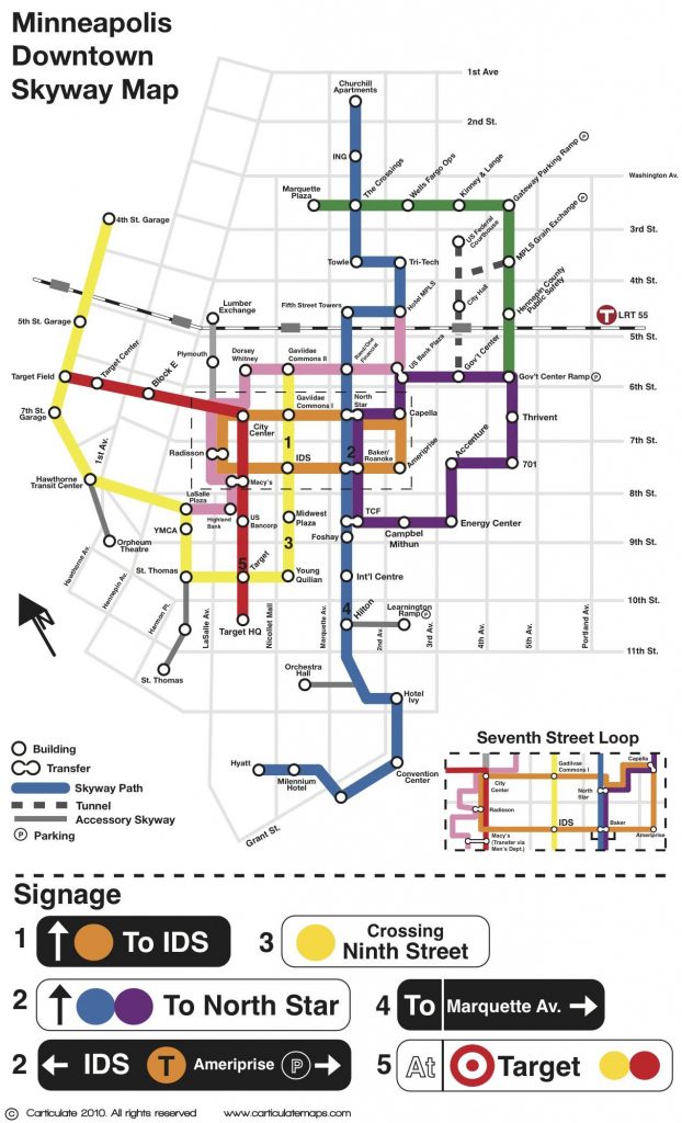 Young Cartographers Develop New Minneapolis Skyway Map | Nice ...