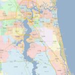 Zip Code Map Jacksonville Florida | Jacksonville Zip Codes   Google Maps St Augustine Florida